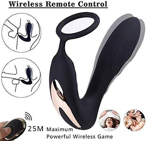 Anal Vibrator with Penis Ring