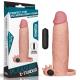 LOVETOY 7.9 Inch Thicker Longer Vibrating Realistic Penis Extension Sleeve