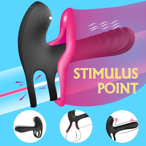 Pulse Vibrating Girth Enhancer Penis Ring