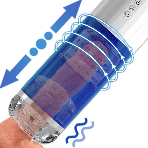 HURRICANE 5 Rotating 10 Vibrating Blowjob Masturbator