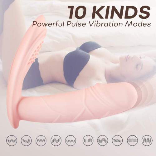 10x Thump Beat Clitoris&Automatic Heating-Wearable Butterfly Vibrator