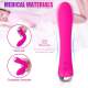 Pink Silicone Vibrator with Automatic Heating