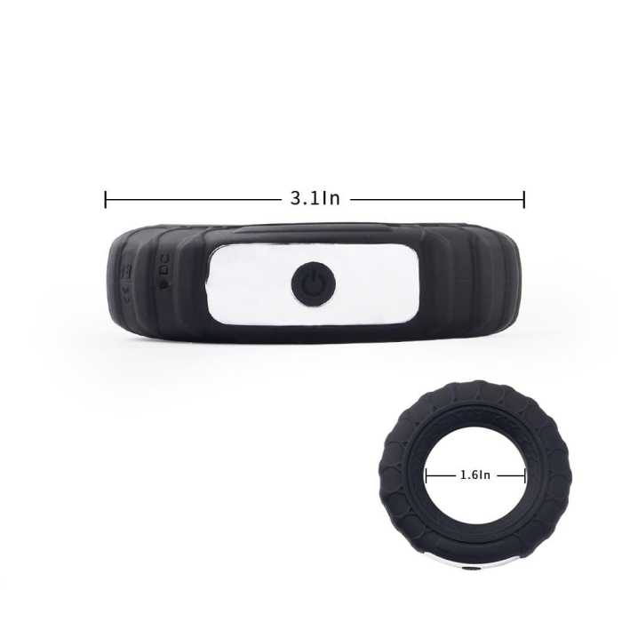 Buyging™ Wheel-Like Wireless Remote Control 10-Frequency Vibration Cock Ring