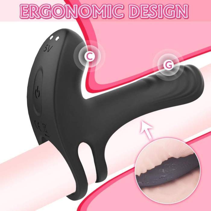 Pulse Vibrating Girth Enhancer Penis Ring