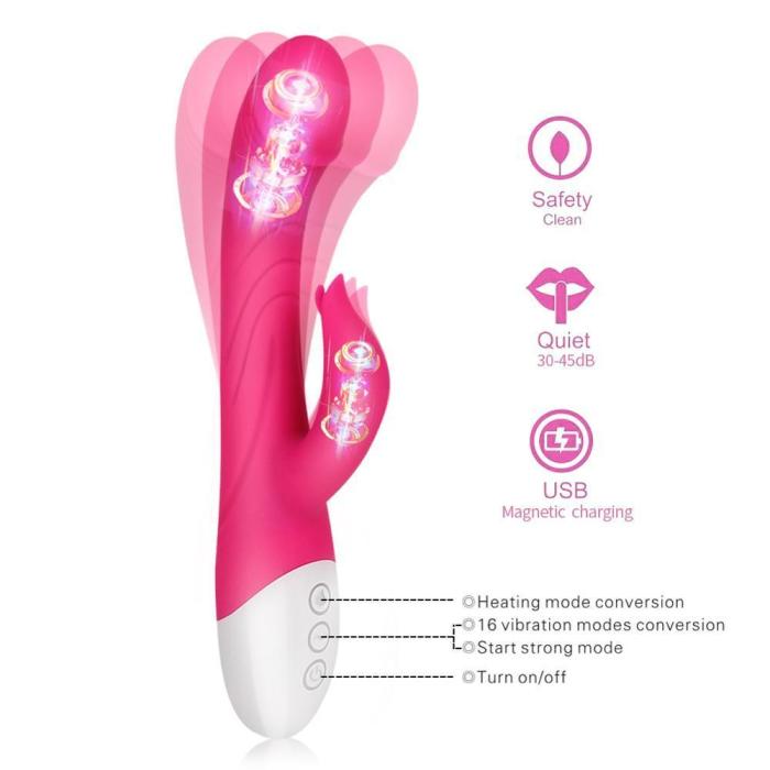 8*8 Vibration Mode Big Dildo Rabbit Vibrator For Women G Spot Clitoris Stimulate Vagina Wand Massager Adult Sex Toys Shop Female