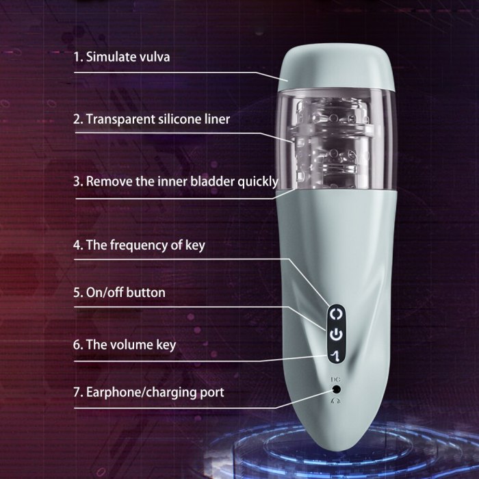 Male Masturbator Automatic Rotating Intelligent Voice Blowjob Cup Vibrator Pussy Male Machine