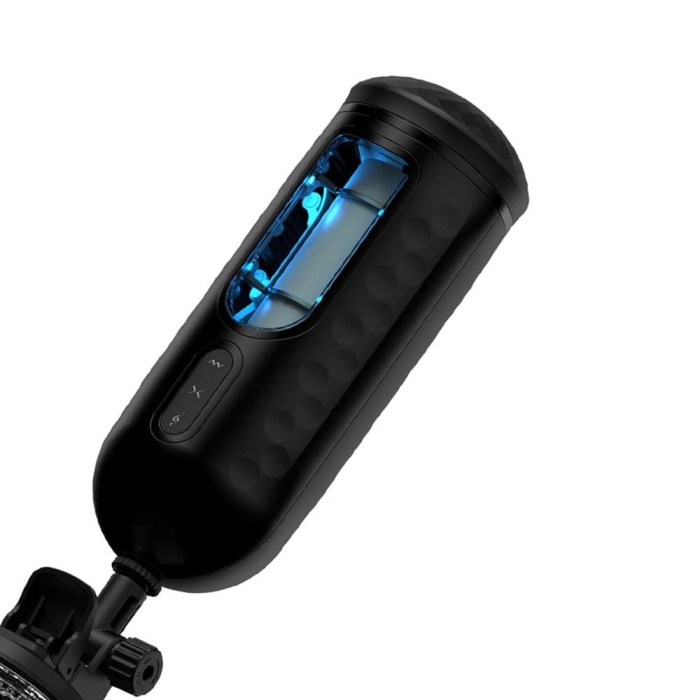 Colorful Lights Telescopic Vibration Moan Masturbator