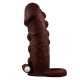 5.7 Inch 10 Vibrations Rough Glans Bumps Hollow Penis Sleeve