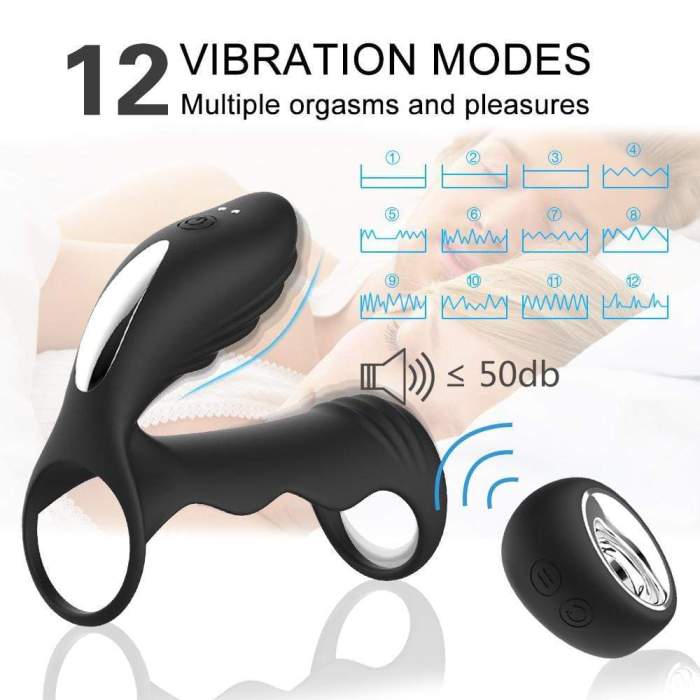 Adamfun™ Vibrating Penis Ring Sex Toy for Couples