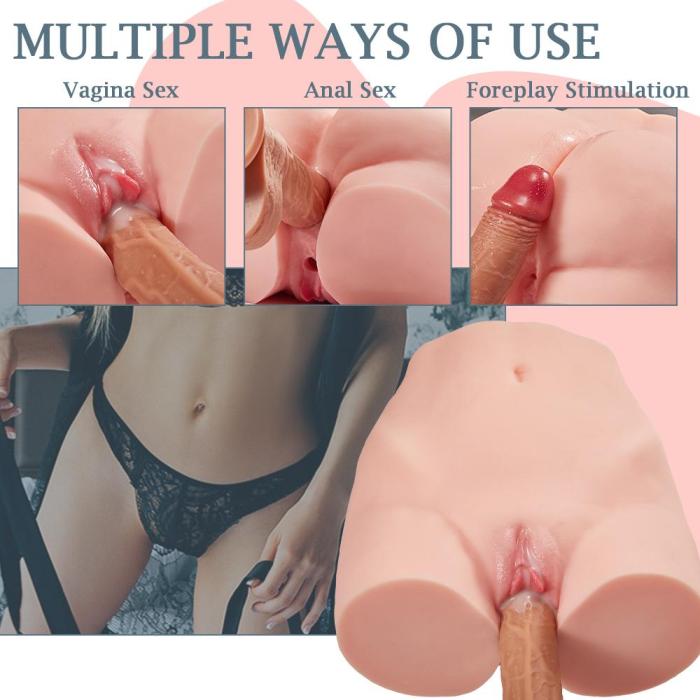 14LB Well-Excerised Girl Pussy And Ass Masturbator