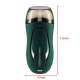 Dark-Green 10 Vibrating Manual Sucking Heating Masturbator