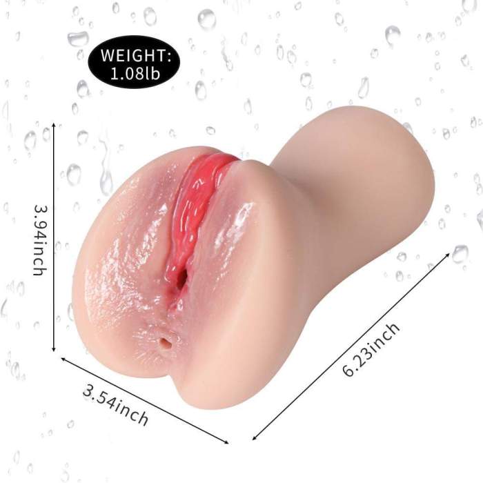 Blowjoblove 6.23'' 3D Texture Realistic Clitoris Pocket Pussy Stroker
