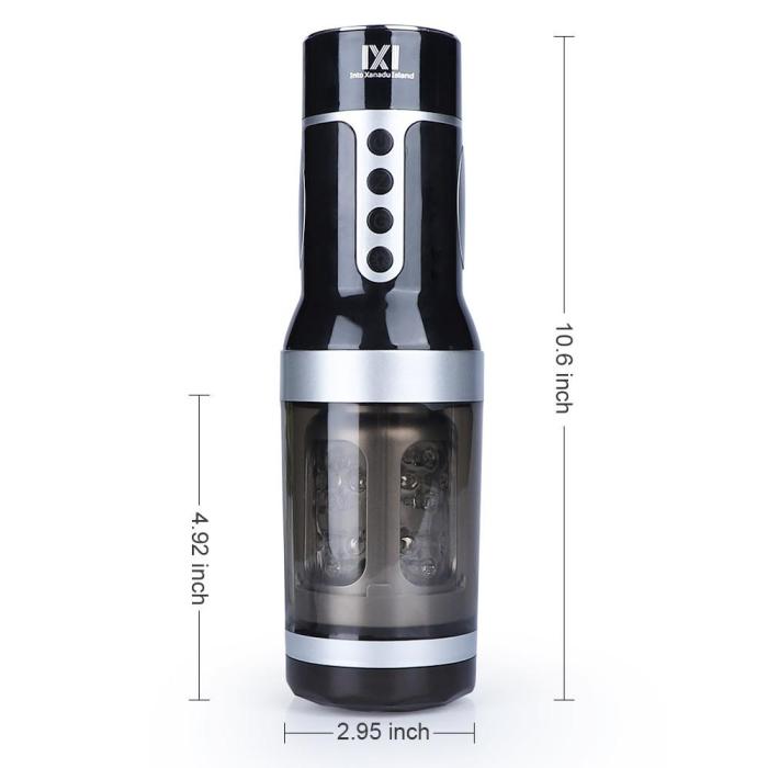 Automatic 3 Thrusting Rotating Oral Sex Masturbator Cup
