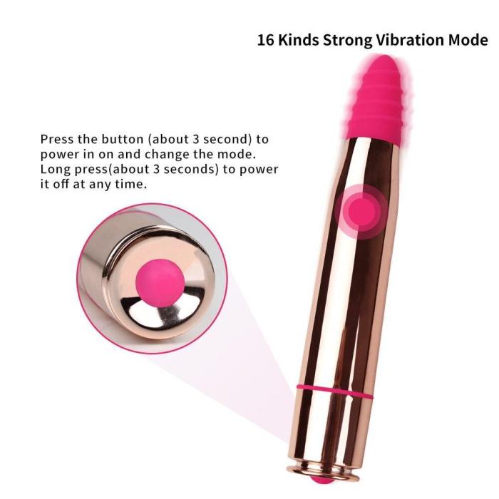 Powerful Bullet Vibrator Sex Toys For Women Vibrating G-Spot Clitoris Stimulator Masturbator Mini Finger Vibrator