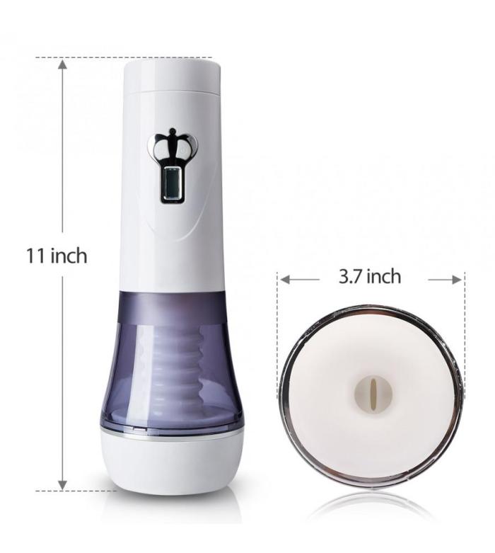 AT-MAX 4D Transparent Channel Powerful Automated Stroker