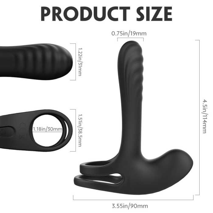 Pulse Vibrating Girth Enhancer Penis Ring