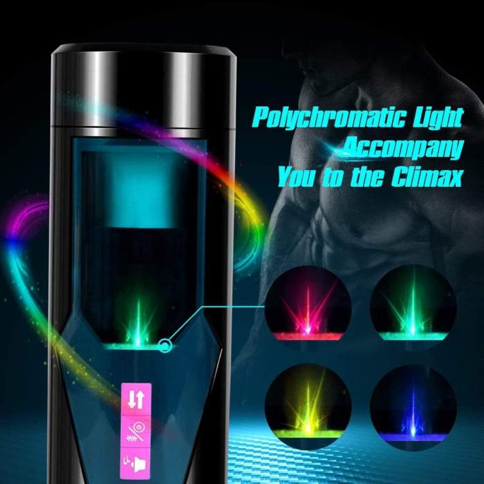 10 Speed Thrusting 9 Pattern Vibration Vagina Masturbator