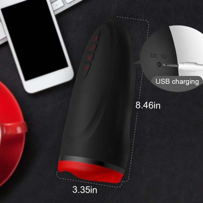 Blowjob Sex Toy | 10 Vibrating 3 Sucking Heating Masturbator