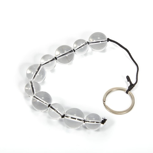 Crystal Glass Transparent Anal Plug Beads