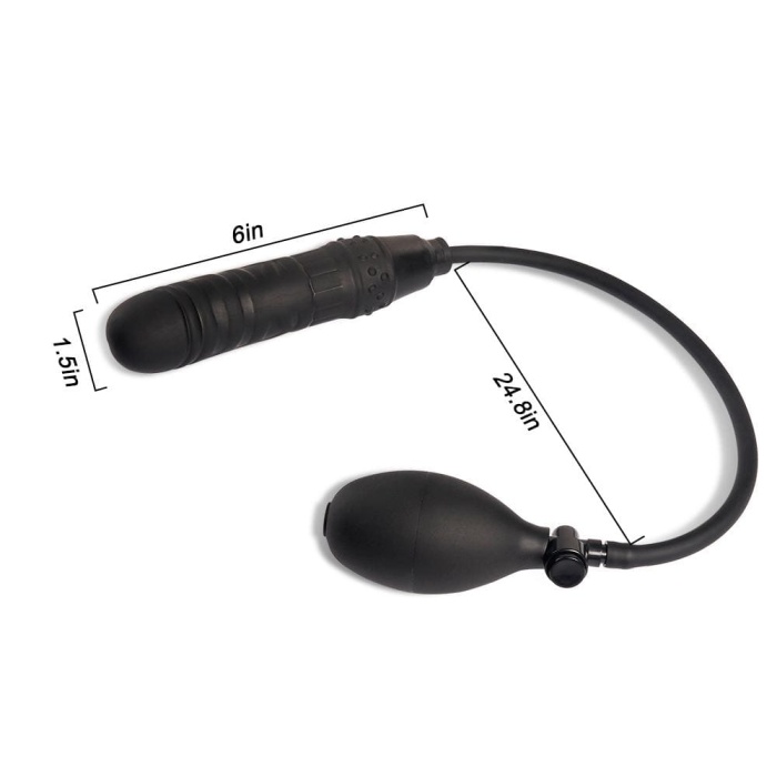 Inflatable Penis Anal Trainer Balloon Plug