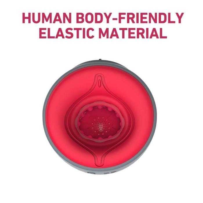 Automatic 5 Sucking 6 Vibrating Heating Blowjob Male Masturbator