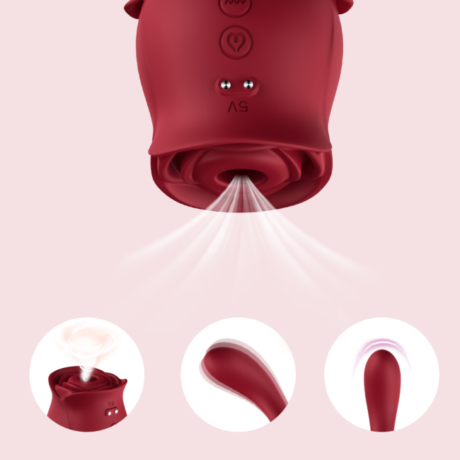ROSE Vibrator Clit Sucker