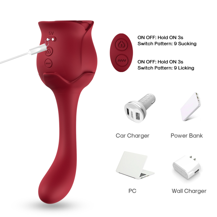 ROSE Vibrator Clit Sucker