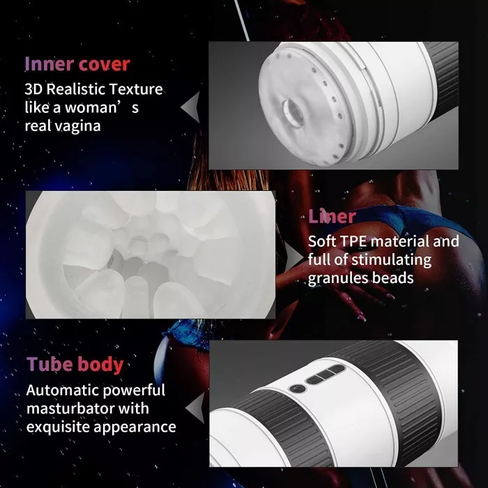 LEVETT 98K Powerful Rotating and Stretching Masturbator