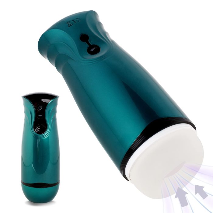 Automatic 10 Vibrating 4 Sucking Heating Male Masturbator