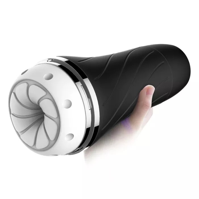 Dual Vibration Cores Masturbator with Artificial 3D Vaginal 