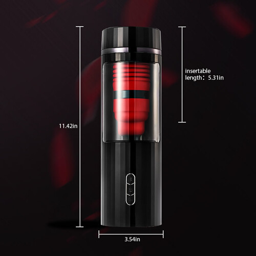 Intelligent 7 Telescopic 7 Vibration Auto Male Masturbator