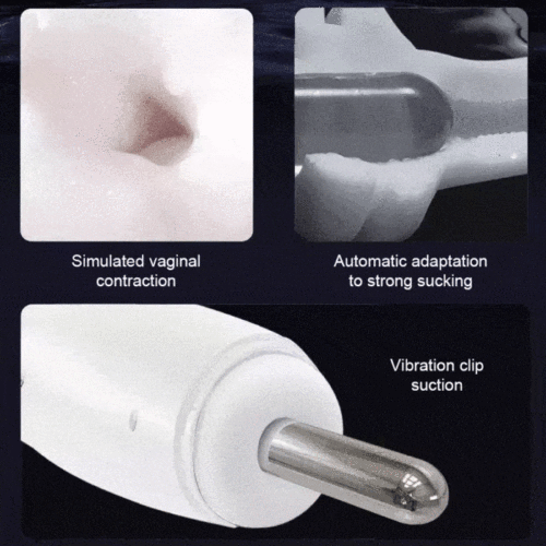 Buyging™ Automatic 7 Sucking and 7 Vibrating Male Masturbator