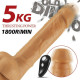 Buyging™ 7 Thrusting 1800r/min Realistic Telescopic Vibrating Dildo