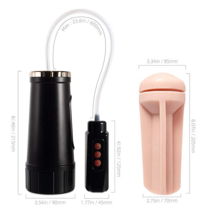 Automatic 5*10 Super Sucking Vibrating Male Masturbator
