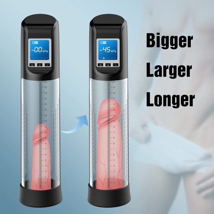 6 Suction & 9 Vibration Electric Vacuum Penis Pump with Pocket Pussy