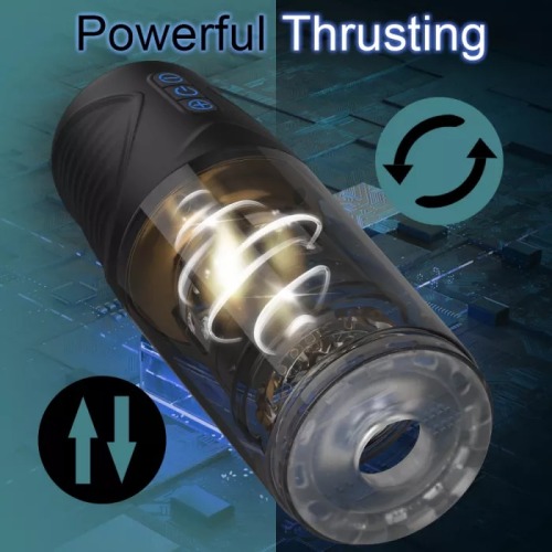 Automatic 7 Modes Thrusting Rotating Male Masturbator