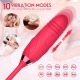 Double Head 10 Speed Sucking Licking Rose Vibrator