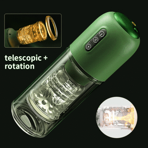 Hands Free 8 Modes 3 Speeds 360° Rotating Thrusting Male Masturbator