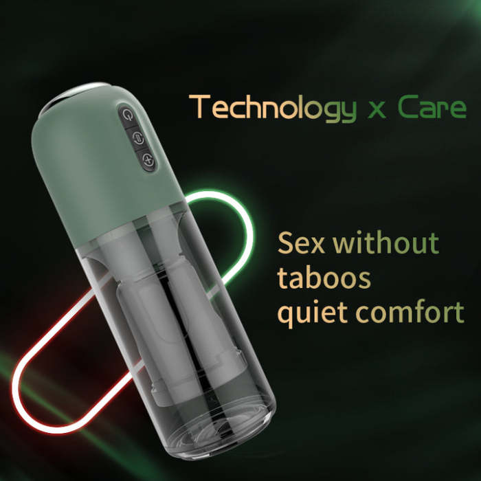 Hands Free 8 Modes 3 Speeds 360° Rotating Thrusting Male Masturbator