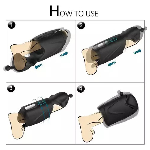 Buyging™ QMYSKY Dual Motor 10 Vibrating Glans Exerciser
