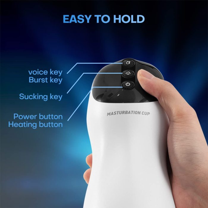 Automatic 10*3 Vibrating Sucking Heating Male Masturbator