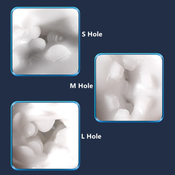 3 Hole Design Male Masturbator