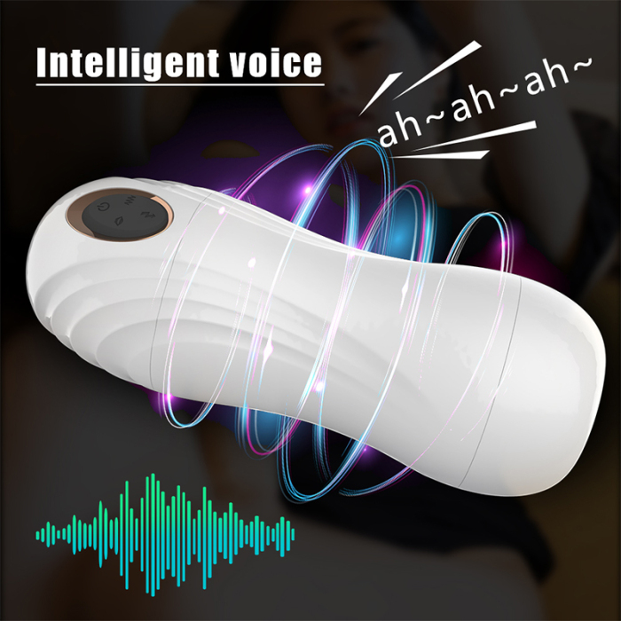 Automatic 10 Vibrating 5 Sucking Heating Male Masturbator