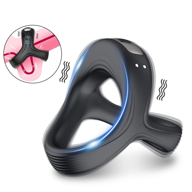 10 Speeds Male Penis Vibrating Cock Ring