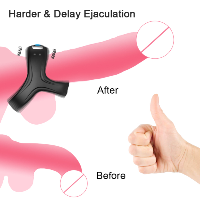 10 Speeds Male Penis Vibrating Cock Ring