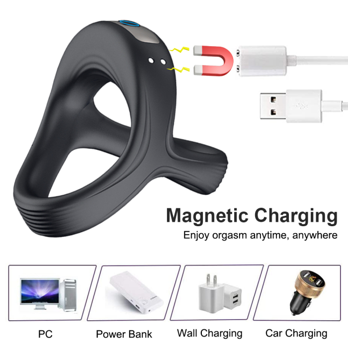 10 Speeds Male Penis Vibrating Cock Ring