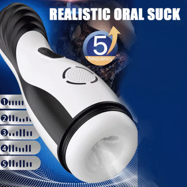 Birdsexy Automatic 8 Vibrating 5Sucking Heating Vagina Masturbator