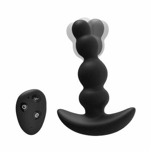 10 Vibrating 3 Rotating Remote Control Anal Vibrator