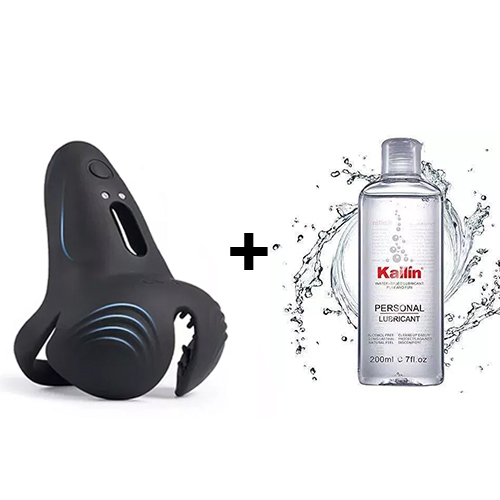 Buyging™ App Control Double Stimulation Well Wrapped Vibrating Cock Ring