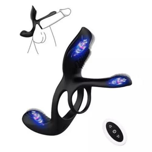 Buyging™ Penis Ring for Couple 3IN1 Vibrating Glans Exerciser with 10 Modes